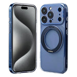 Custodia silicone con supporto girevole per iPhone 16 Plus