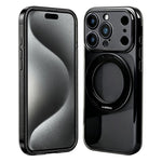 Custodia silicone magnetica con supporto girevole per iPhone 15 P