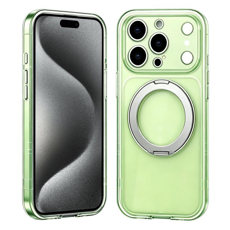 Custodia silicone magnetica con supporto girevole per iPhone 15 P