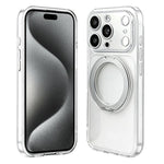 Custodia silicone magnetica con supporto girevole per iPhone 15 P