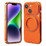 Custodia silicone magnetica con supporto girevole per iPhone 15 P