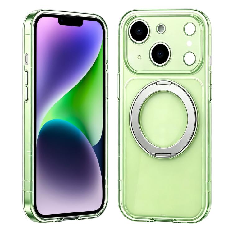 Custodia silicone magnetica con supporto girevole per iPhone 15 P