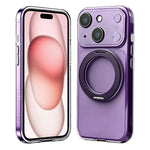 Custodia silicone magnetica con supporto girevole per iPhone 15 P