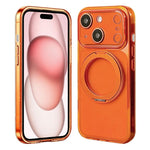 Custodia silicone magnetica con supporto girevole per iPhone 15 P