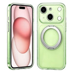 Custodia silicone magnetica con supporto girevole per iPhone 15 P