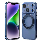 Custodia silicone magnetica con supporto girevole per iPhone 14