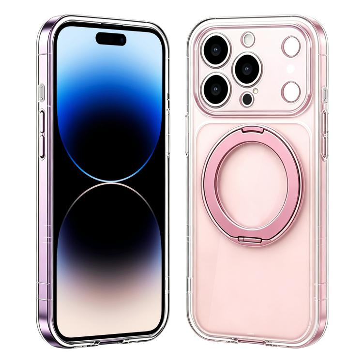 Custodia silicone magnetica con supporto girevole per iPhone 14