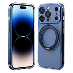 Custodia silicone magnetica con supporto girevole per iPhone 14