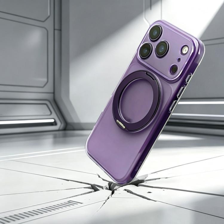 Custodia in silicone con supporto girevole per iPhone 12