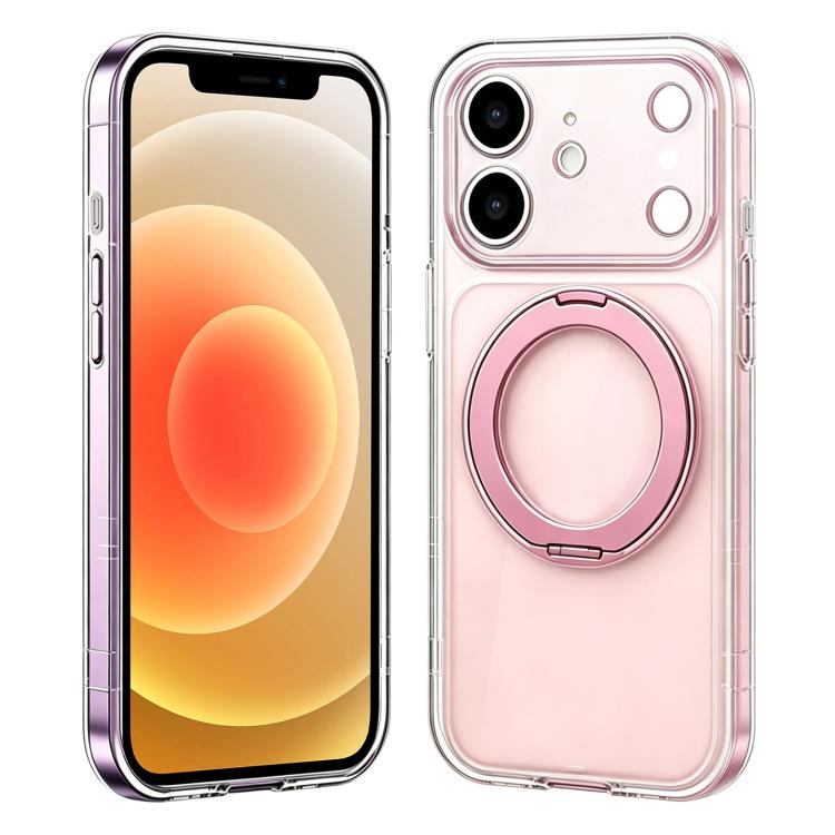Custodia in silicone con supporto girevole per iPhone 12