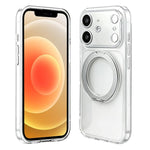 Custodia in silicone con supporto girevole per iPhone 12