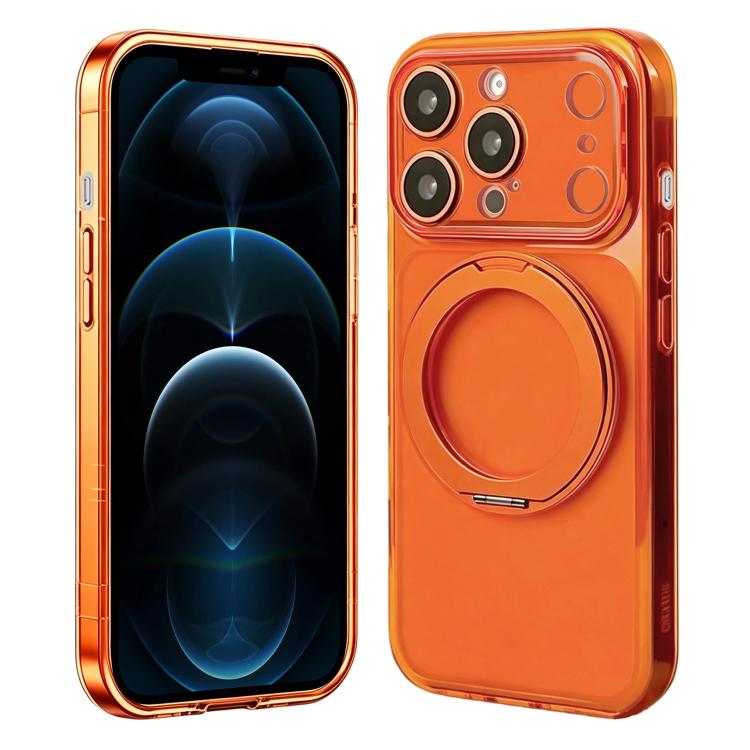 Custodia in silicone con supporto girevole per iPhone 12