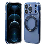 Custodia in silicone con supporto girevole per iPhone 12