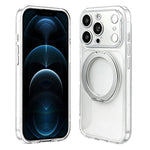 Custodia in silicone con supporto girevole per iPhone 12