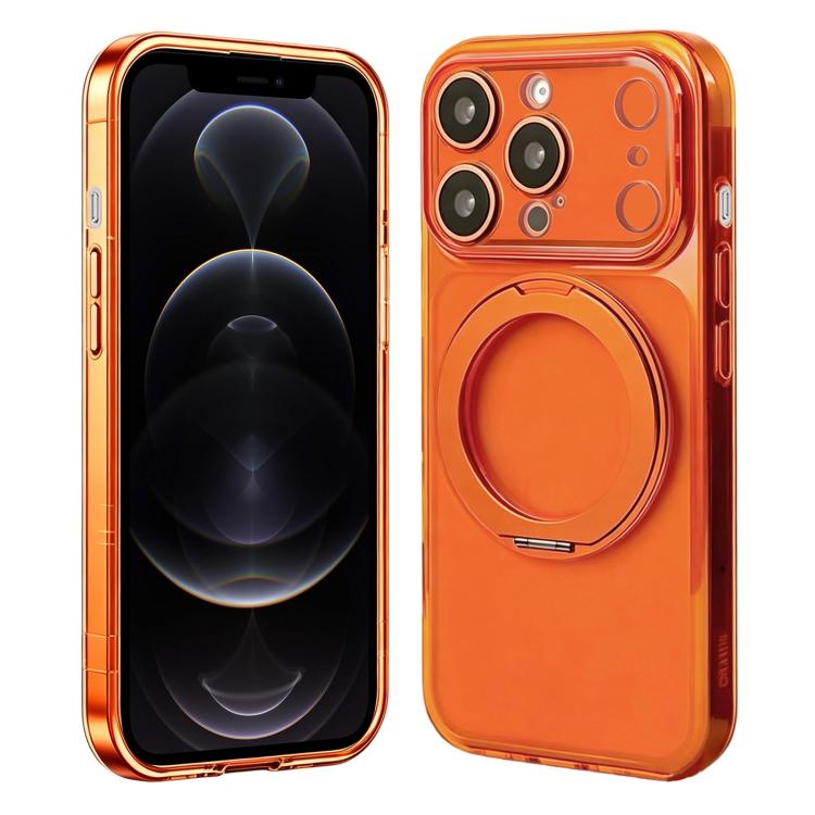 Custodia in silicone con supporto girevole per iPhone 12