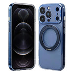 Custodia in silicone con supporto girevole per iPhone 12