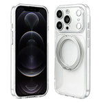 Custodia in silicone con supporto girevole per iPhone 12