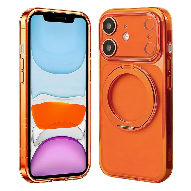 Custodia silicone con supporto girevole per iPhone 11 Pro Max