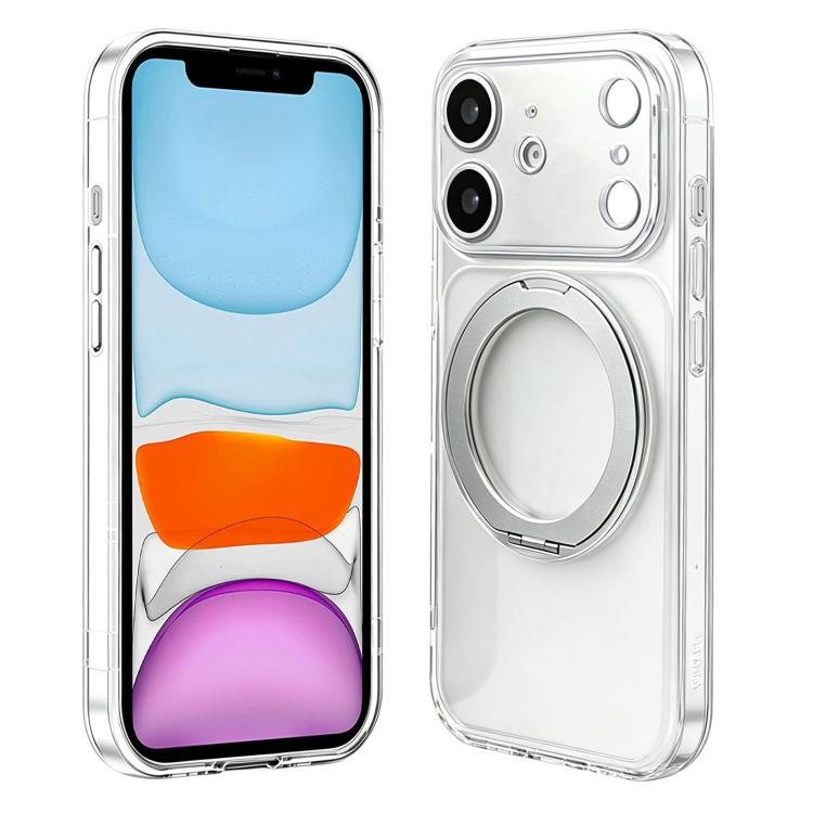 Custodia silicone con supporto girevole per iPhone 11 Pro Max