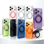 Custodia silicone con supporto girevole per iPhone 11 Pro Max