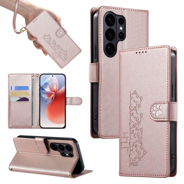 Custodia in ecopelle con chiusura magnetica e cinturino per Galaxy S26 FE, S26+