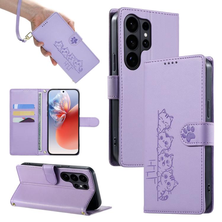 Custodia in ecopelle con chiusura magnetica e cinturino per Galaxy S26 FE, S26+