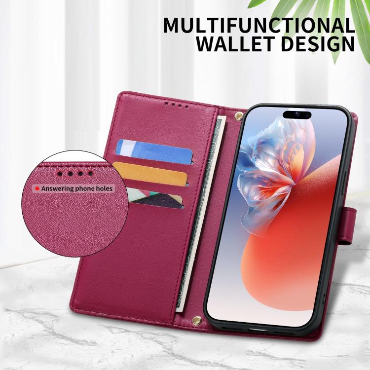 Custodia in ecopelle con chiusura magnetica e cinturino per Galaxy S26, S25 FE