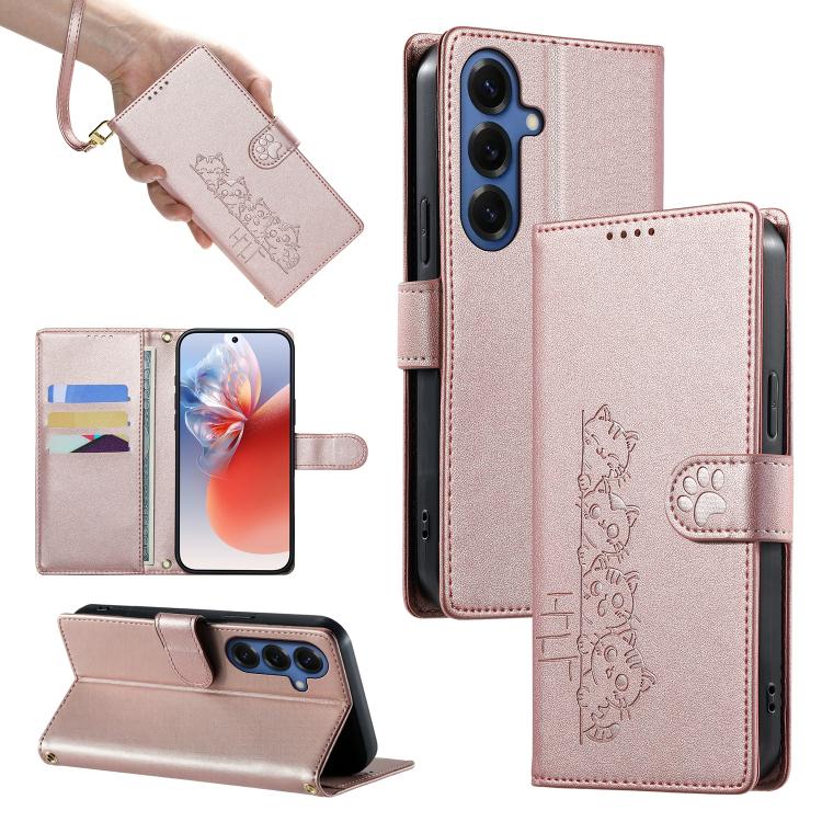 Custodia in ecopelle con chiusura magnetica e cinturino per Galaxy S26, S25 FE