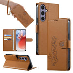Custodia in ecopelle con chiusura magnetica per Galaxy S25+ 5G e S24+ 5G