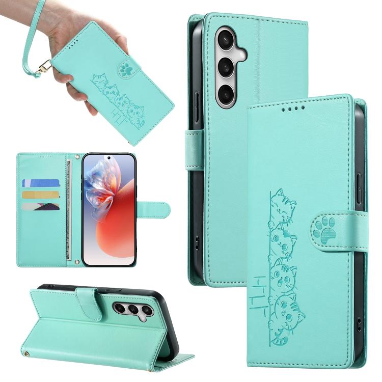 Custodia in ecopelle con chiusura magnetica e cinturino per Galaxy S26, S25 FE