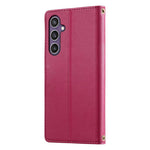 Custodia in ecopelle con chiusura magnetica e cinturino per Galaxy S23 FE