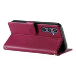 Custodia in ecopelle con chiusura magnetica e cinturino per Galaxy S23 FE