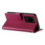 Custodia in ecopelle con chiusura magnetica e cinturino per Galaxy S20 Ultra 5G