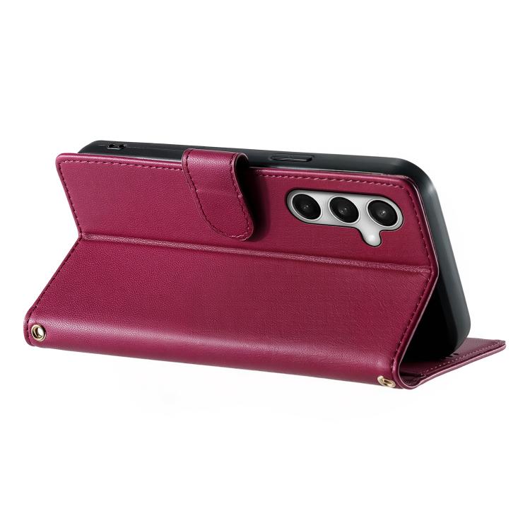 Custodia in ecopelle con chiusura magnetica e cinturino per Galaxy S26 FE, S26+