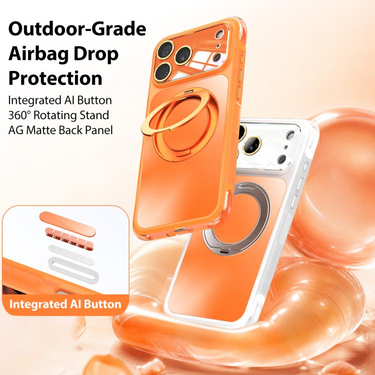 Supporto in metallo girevole con airbag per iPhone 17 Pro Max