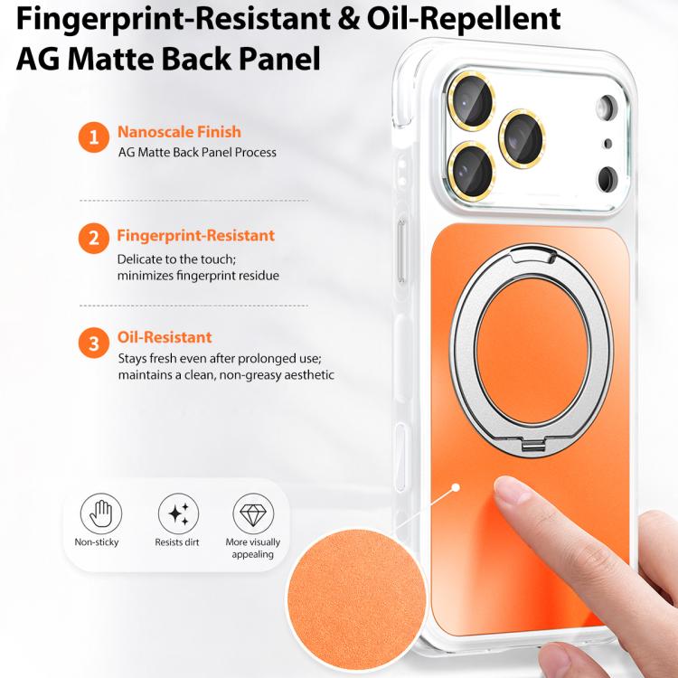 Supporto in metallo girevole con airbag per iPhone 17 Pro Max