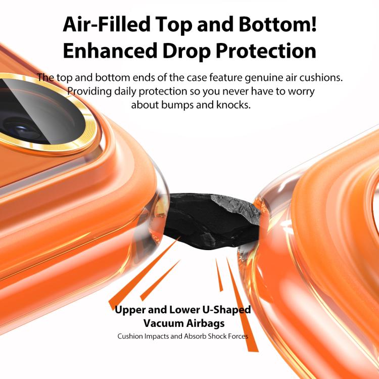 Supporto in metallo girevole con airbag per iPhone 17 Pro Max