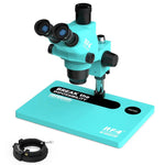 Microscopio stereoscopico trinoculare RF4 RF-6565TVP con zoom 6,5X-65X e ampia base in lega di alluminio., RF-6565TVP