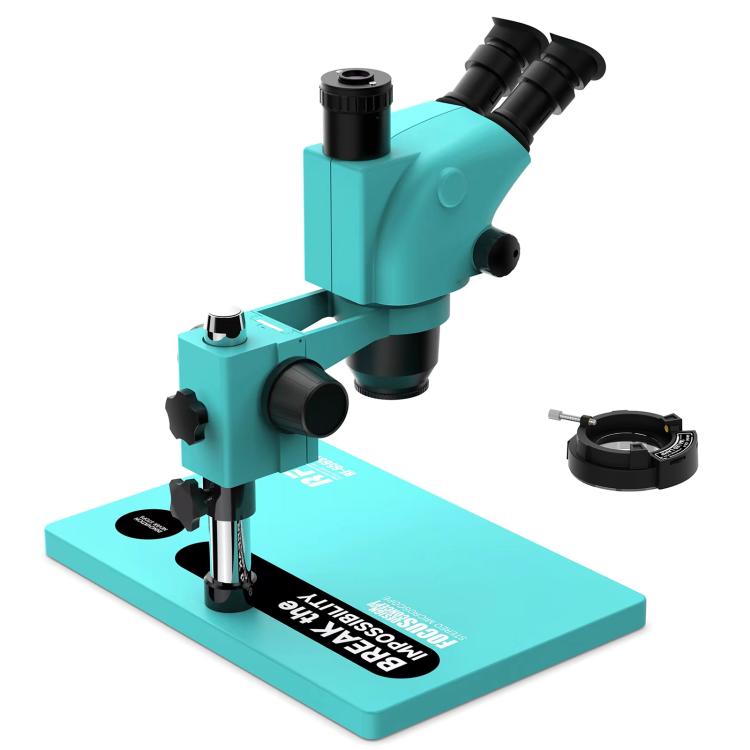 Microscopio stereoscopico trinoculare RF4 RF-6565TVP con zoom 6,5X-65X e ampia base in lega di alluminio., RF-6565TVP
