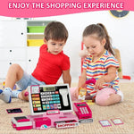 Set gioco bambini con registratore cassa e calcolatrice