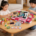 Set gioco bambini con registratore cassa e calcolatrice