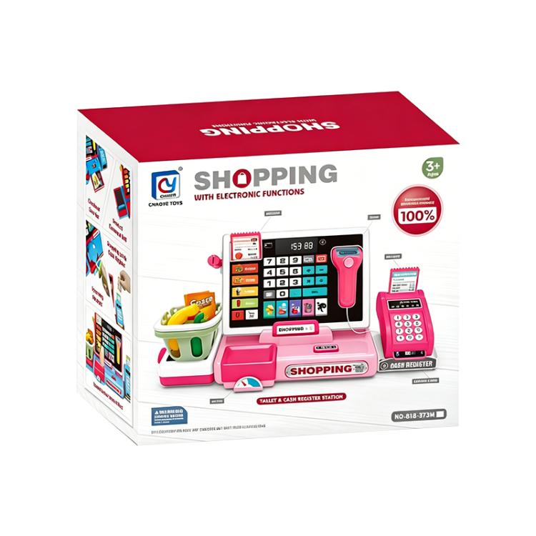 Set gioco bambini con registratore cassa e calcolatrice