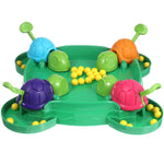 Gioco da tavolo tartarughe mangiano fagioli per bambini