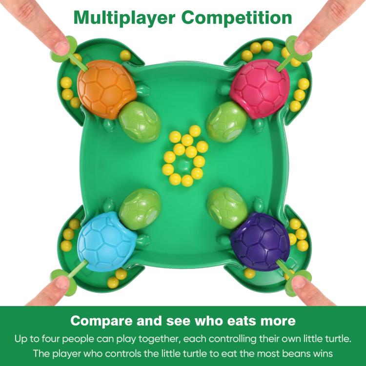Gioco da tavolo tartarughe mangiano fagioli per bambini