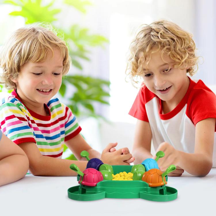 Gioco da tavolo tartarughe mangiano fagioli per bambini