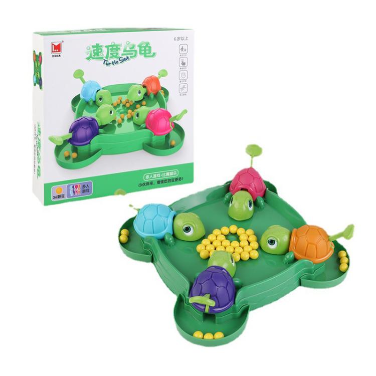 Gioco da tavolo tartarughe mangiano fagioli per bambini