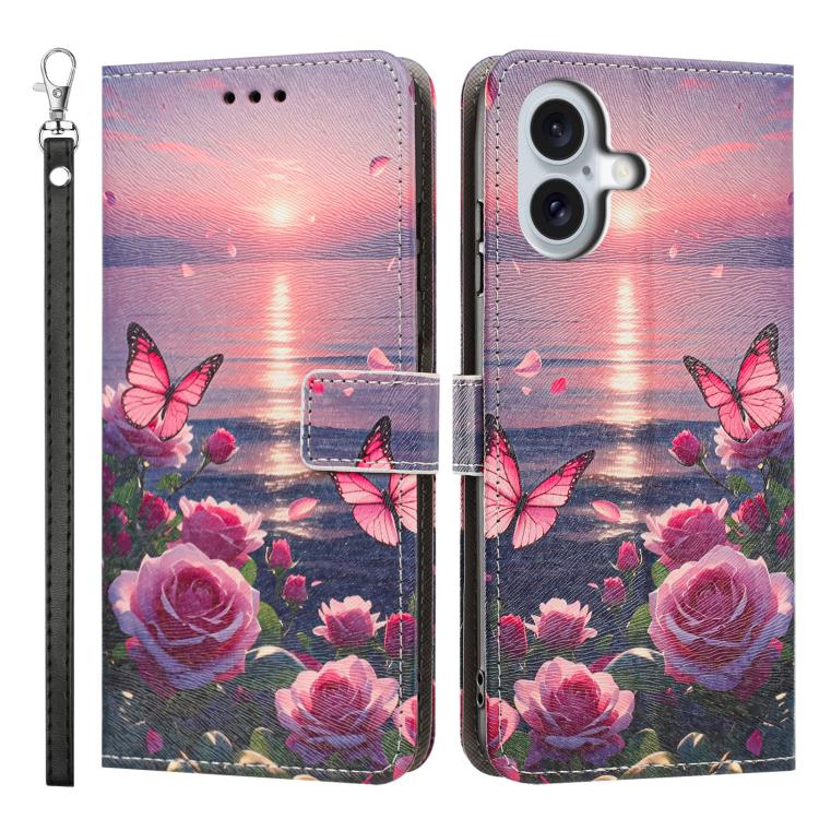 Custodia portafoglio in ecopelle con motivo per iPhone 17