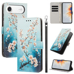 Custodia portafoglio in ecopelle con motivo per iPhone 17