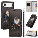 Custodia portafoglio in ecopelle con motivo per iPhone 17