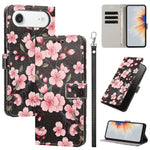 Custodia portafoglio in ecopelle con motivo per iPhone 17